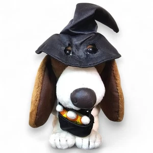 Applause Silenzio Cuccioli Strega Segugio Cane Beanbag Peluche Giocattolo Halloween Dolcetto o Trattamento - Foto 1 di 10