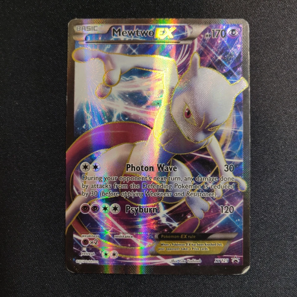 Tarjeta Mewtwo EX Promo XY125 Holo Pokemon Tcg ESQUINA DAÑADA (Ver Fotos) Foto 1 de 4