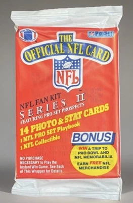 4 密封未开封 1989 Pro 套装足球系列 2 蜡包! Barry Deion Aikman 遥控器 — 第 1/2 张图片