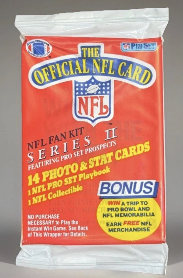 Juego profesional de fútbol serie 2 sellados sin abrir 1989 ¡paquete de cera! Barry Deion Aikman RC Foto 1 de 2