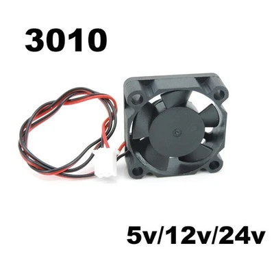 Hydraulic 3010 fan 30MM 30x30x10MM DC 5V 12V 24V 2Pin Cooling 3D Pinter Part - Image 1 of 4