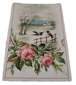 Cambrai A La Francaise Paul Mairesse Chicorea Escena Natural Rosas Pájaros Iglesia - Imagen 1 de 6