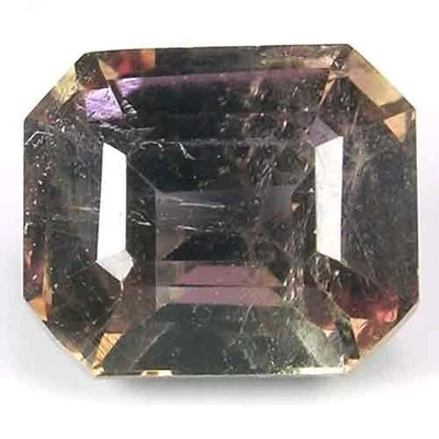 GORGEOUS UNHEATED PAKISTAN INTENSE BROWN COLOR EMERALD CUT AXINITE GEM 1.5CT - Image 1 of 3