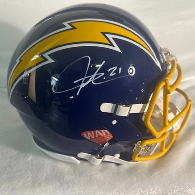LaDainian Tomlinson Signed Chargers Full Size Helmet Speed Throwback AUTO - Image 1 of 4