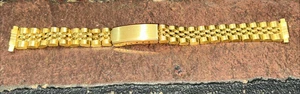 Kreisler Vintage Faltschließe Edelstahl Uhrenarmband 11mm-14mm - Bild 1 von 20