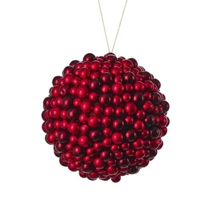 Regency International Shiny Berry Ball Ornament, 6-Inch, Shiny Red - Picture 1 of 1