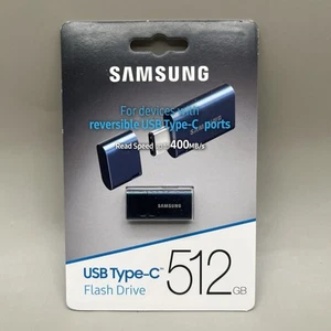 SAMSUNG Type-C 512GB USB 3.2 Flash Drive, 400MB/s, External Memory - Photo 1/1