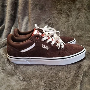 VANS Seldan Men's Shoe Sneakers Rally Suede Brown/Burgundy Low Top Size 9 - Picture 1 of 11