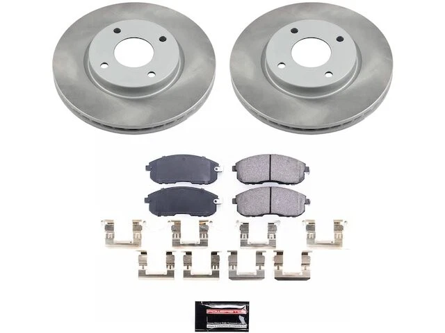 Kit de pastillas de freno delanteras y rotor para Nissan Versa 2007-2012 1,8 L 4 cilindros 2008 WG427QG Foto 1 de 1