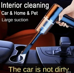 Car & Home Use USB Rechargeable Handheld Small Wireless Car Vacuum Cleaner - Picture 1 of 9