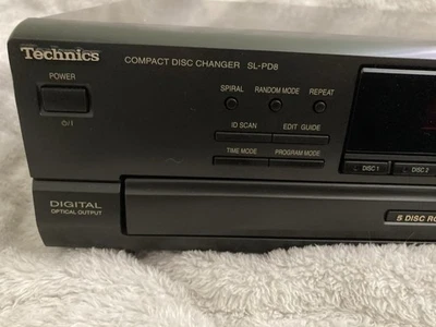 Technics SL-PD8 5 Disc CD Changer Carousel MASH Rotary Player No Remote Free Shp - Image 1 of 4