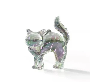Target Bullseye's Halloween 2025 Iridescent Cat Figure Ornament 4"H (NEW) - Picture 1 of 4