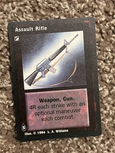 Assault Rifle 1994 Vampire Eternal Stuggle Jyhad # 1st Edition - Picture 1 of 2