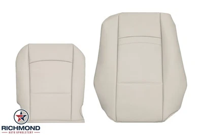 Кожаные чехлы на сиденья со стороны водителя для BMW 328 335 2DR 2007-2013 годов выпуска желтовато-коричневые - Изображение 1 из 4