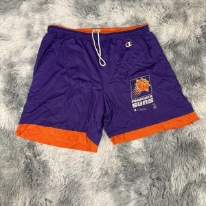 Vintage Mens Champion Phoenix Suns Shorts Size Extra Large Orange Purple XL - Picture 1 of 4