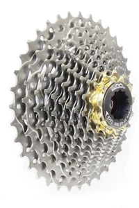 Cassetta 11-36 11 velocità adatta per Shimano 105 / argento-oro 367 g - Foto 1 di 1