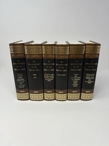 An Interpretation of the English Bible (6-Volume Set) by B. H. Carroll 1976 VTG - Picture 1 of 8