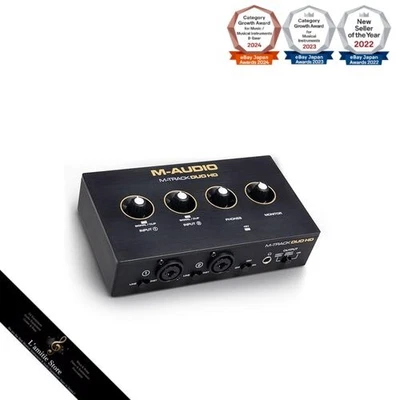 M-AUDIO M-Track Duo HD Audio Interface USB-C compatible 24bit/192kHz 2 in 2 out - Image 1 of 4