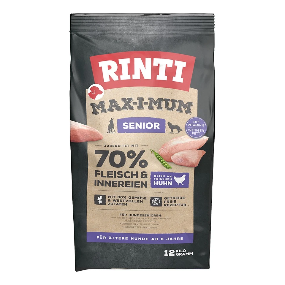Rinti MAX-I-MUM Senior Huhn 2x12kg Sparpack - Bild 1 von 1