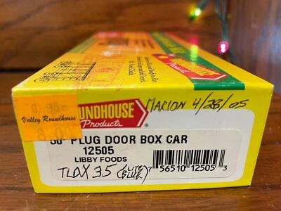 Roundhouse - HO Scale - 12505 - Libby Foods - 50' Plug Door Box Car -Unassembled - Image 1 of 4