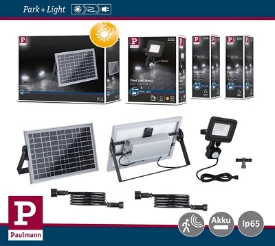Paulmann P + L Solar Set 18kWh Akku mit Bimea Spot PIR Ip65 Kabel UVP 199,46 € - Bild 1 von 4