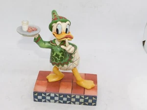 Disney Jim Shore Pato Donald 'Shhhh' Sneaking Milk Cookies Traditions 4023544 - Imagen 1 de 3