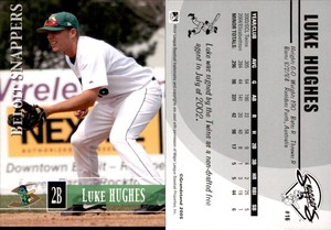 Luke Hughes 2005 Grandstand Beloit Snappers #NNO Card *AutographDen*