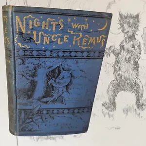 NIGHTS WITH UNCLE REMUS ~ Joel Chandler Harris ~ Scarce 1883 1st Edition - Picture 1 of 19