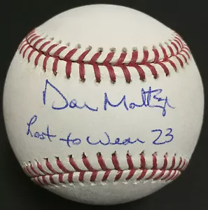 Don Mattingly Ny Yankees Signed MLB Baseball Last to Wear #23 Autograph JSA COA - Picture 1 of 7