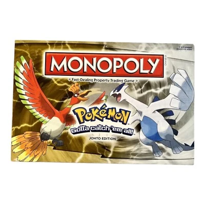 Monopoly Pokemon Johto Edition Hasbro Incomplete missing 2 Poke marts - Image 1 of 4