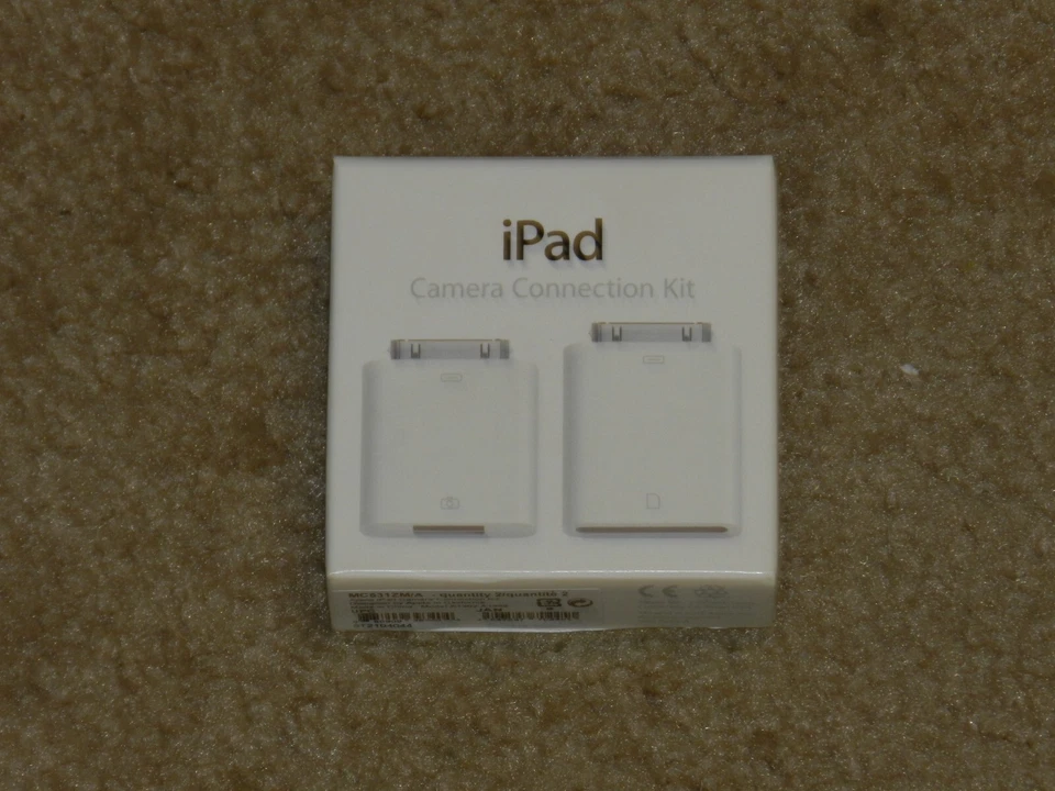 Apple iPad Camera Connection Kit A1362 A1358 SD Card & USB to 30-pin Adapters - Image 1 of 1
