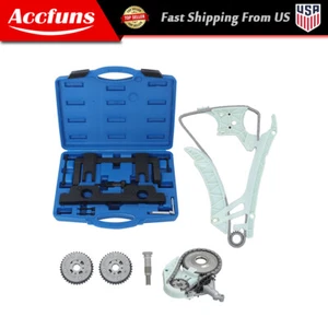Oil Pump Timing Chain Kit VVT Gear Tool For BMW N20 N26 X4 X5 228 320 328 2.0L - Foto 1 di 17