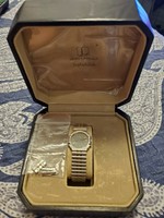 Vintage Jean Lassale Thalassa 14 Yellow Gold & Stainless Steel Diamonds...