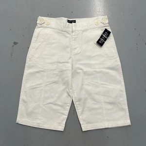 VTG Ralph Lauren Stretch Classic Class 2 Chino Girls Khaki Shorts Youth Size 16 - Picture 1 of 10