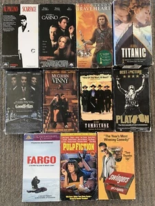 VHS Tape Lot 11 Gen X Favorite Movies - Picture 1 of 9