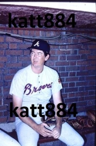 ORIGINAL 35MM COLOR SLIDE 1971 ATLANTA BRAVES CECIL UPSHAW RON MROWIEC - Bild 1 von 1