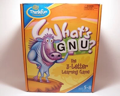 What`s Gnu | englisches Brettspiel Kinderspiel Gesellschaftsspiel Spiel Thinkfun - Bild 1 von 3
