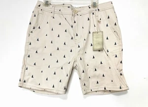 U.S. Vintage Collection khakifarbene Shorts Segelboote XL neu mit Etikett 7 Zoll Schrittlänge - Bild 1 von 9
