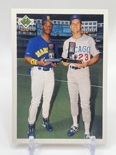 1991 Upper Deck - Ken Griffey Jr. & Ryne Sandberg #79F All-Star Checklist A5