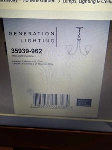 Sleek Modern-Incandescent Lighting-Chandelier-Seagull Lighting 35939-70 ~NEW~ - Picture 1 of 1