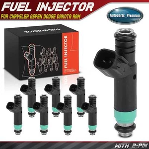 8pcs Fuel Injector for Chrysler Aspen Dodge Dakota Ram 1500 Jeep Mitsubishi 4.7L - Picture 1 of 8