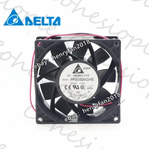 Delta PFB0924GHE Axial Fan DC 24V 0.76A 92*92*38mm 2-wires Inverter Cooling Fan - Picture 1 of 6