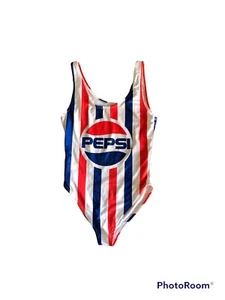 Süßer Pepsi Badeanzug Einteiler Pepsi Logo Mehrfarbig Damen Größe Medium - Bild 1 von 3