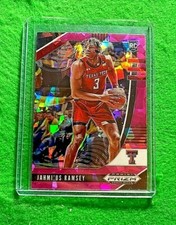 JAHMI'US RAMSEY PRIZM PINK ICE ROOKIE CARD JERSEY #3 TEXAS TECH RC KINGS 2020 RC