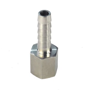 HFS(R) 1/2" Hose Barb to 1/2" NPT Female Adapter Stainless Steel 304 - Picture 1 of 4