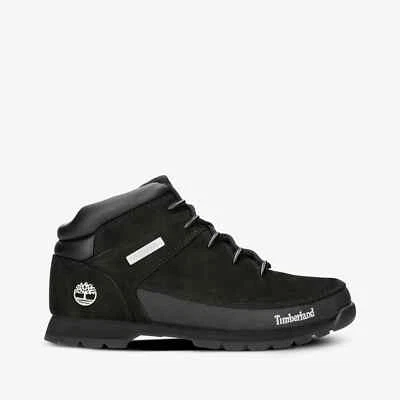 Timberland Euro Sprint TB06361R001 Botas de Senderismo para Hombres Cuero Negro Con Cordones Foto 1 de 4