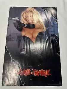 Pam Anderson Barb Wire Movie Poster-Rare 35x23 (1996) - Picture 1 of 5