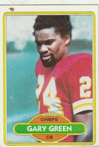 FREE SHIPPING-MINT TO NRMINT-1980 Topps Gary Green #133 CHIEFS PLUS BONUS CARDS