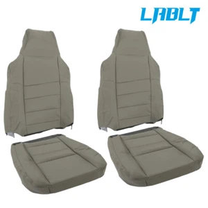 LABLT Driver Passenger Seat Cover Super Duty Lariat Gray For 2002-2007 F250 F350 - Picture 1 of 12