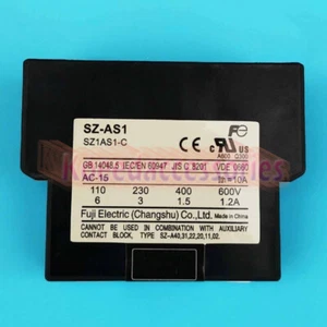 New FUJI SZ-AS1 Auxiliary Contact SZAS1 In Box 1Pcs* - Picture 1 of 3